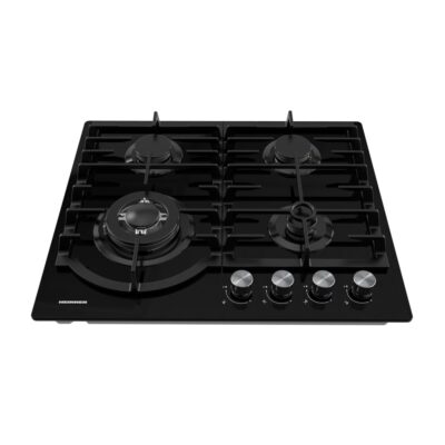 Heinner Plita Incorporabila Heinner HBH-M447IWFGBK, Gaz, 4 Arzatoare, Gratar