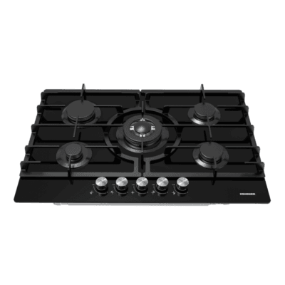 Panou de comanda frontal plita incorporabila Heinner HBH-M705IWFGBK, butoane rotative, aprindere electrica integrata