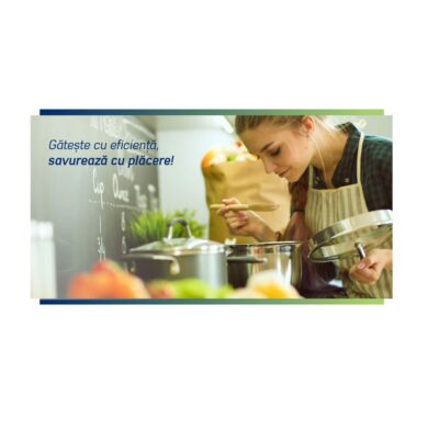 Plita incorporabila Heinner HBH-M705IWFGBK, vedere de sus, 5 arzatoare pe gaz si aprindere integrată