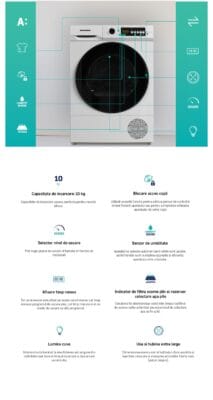 Alte functii ale uscatorului Heinner