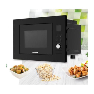 Cuptor cu microunde Heinner HMW-BI2360BK integrat în mobilier, finisaj inox