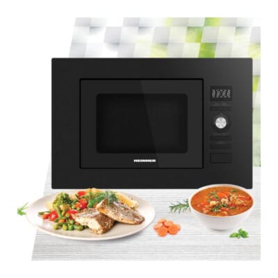 Cuptor incorporabil Heinner HMW-MDBI20GDBK integrat în mobilier de bucătărie