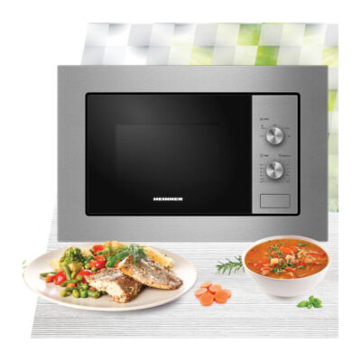 Cuptor incorporabil Heinner HMW-MDBI20MIX integrat în mobilier de bucătărie