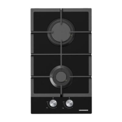 Plită pe gaz Heinner HBH-M302FGBK 2 arzătoare sticlă neagră