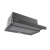 Hotă telescopică Heinner HTCH-MD600GBK 60 cm, negru cu sticlă