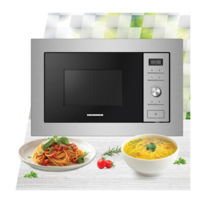 Cuptor microunde Heinner HMW-MDBI28GDIX cu grill și afișaj digital