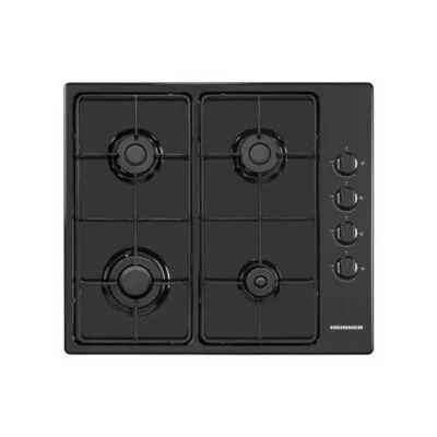 Plită pe gaz Heinner HBH-V4IEBK cu 4 arzătoare, negru