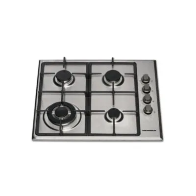 Plită încorporabilă Heinner HBH-V4IWFSCIX, gaz, 4 arzătoare, WOK, inox - imagine 2