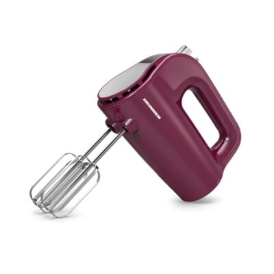 Mixer de mana Heinner HM-350BGL, putere: 350W, 5 viteze+Turbo, doua teluri si doua carlige din inox, buton ejector.