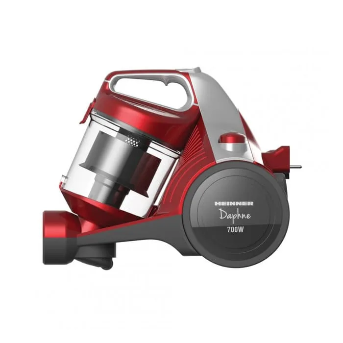 Aspirator fără sac Heinner HVC-MC700RD, filtru HEPA, 2 L, ciclonic