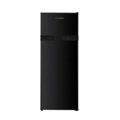 Frigider Heinner HF-H2206BKE, negru, 206L doua usi
