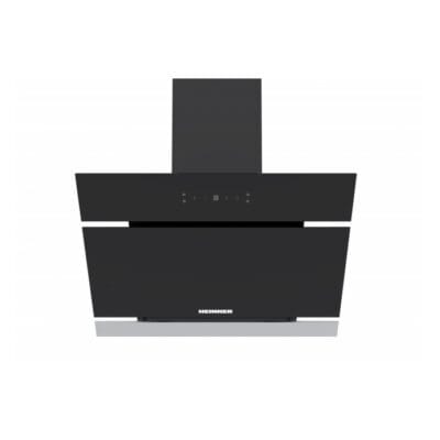 Hota inclinata Heinner HDCH-MD620RGBK 60 cm, sticlă neagră