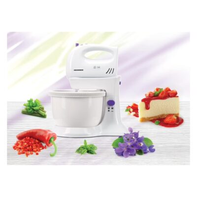 Mixer cu bol Heinner HMB-350 W, bol 2,5 l, 5 viteze, 300 W