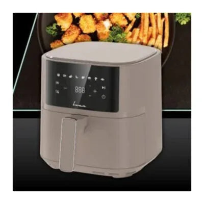 Friteuză cu aer cald Fram FAF-B6CR17SQ, 5.7L, 1700W, 8 programe presetate, fără ulei, crem - imagine 2