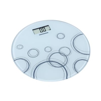 Cântar de baie Heinner HBS-WH150R 150 kg sticlă securizată alb