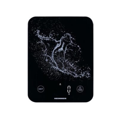 Cântar de bucătărie Heinner HKS-BK10USB 10 kg USB-C sticlă securizată