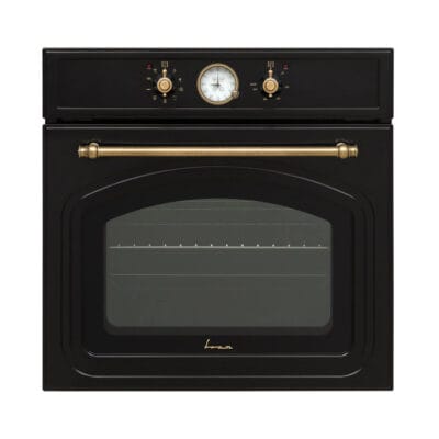 Cuptor incorporabil Fram FBO-V659GCA-RBK 65L design rustic negru cu 9 functii