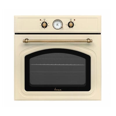Cuptor incorporabil Fram FBO-V659GCA-RBG 65L design rustic crem cu 9 functii de gatire