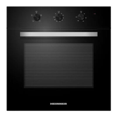 Cuptor încorporabil Heinner HBO-M654G-GBK 70L sticlă neagră clasa A cu grill