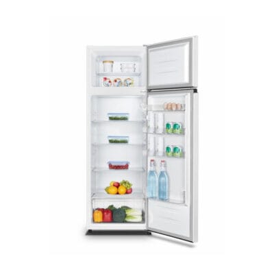 Frigider Heinner HF-HS243E++ cu congelator sus si iluminare LED
