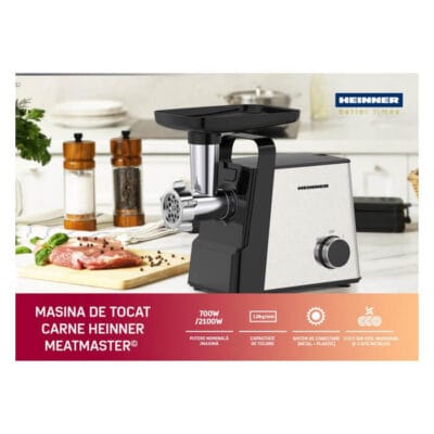 Masina de tocat inox Heinner HMG-2100SS3