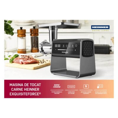 Masina de tocat inox Heinner HMG-DIS2500