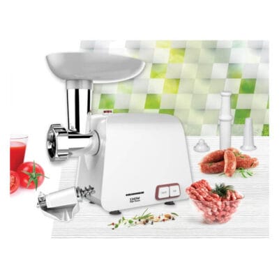Masina de tocat Heinner MG-1340 ideala pentru preparare carne tocata si sosuri din rosii