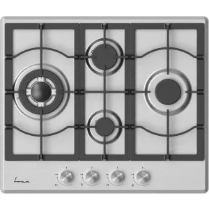 Plita pe gaz Fram FBH-M4IWF -SS, aprindere electrica, siguranță integrată, wok