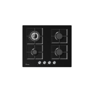Plita incorporabila Fram FBH-M4IWF-GBK gaz cu 4 arzatoare si wok