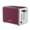 Prăjitor de pâine Heinner TP-1000BG 850W 2 felii inox vișiniu cu 7 trepte de rumenire