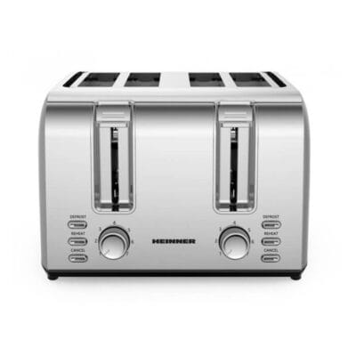 Prajitor de paine Heinner HTP-4S1500SS 1500W cu 4 felii si 7 niveluri de rumenire