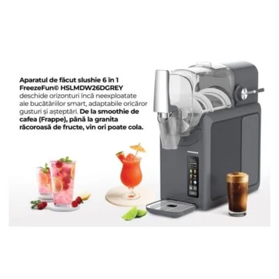 Aparat de făcut granita Heinner FreezeFun HSLM-DW26DGREY, 6 în 1, 2.6L, control touch - imagine 7