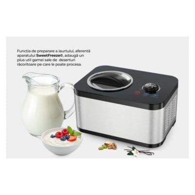 Aparat SweetFreeze Heinner HICM-DW154SSBK negru inox