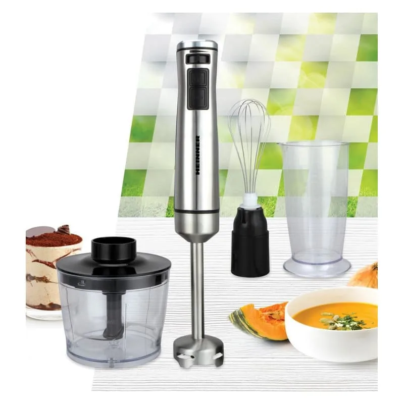 Blender de bucătărie Heinner 1000W cu accesorii complete