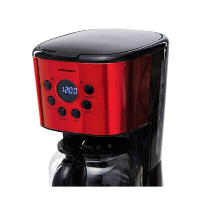Cafetiera Heinner HCM-1500RDIX inox rosu cu functie antipicurare