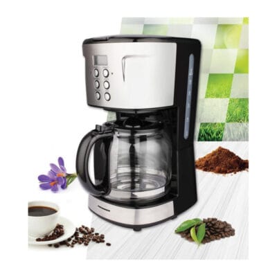 Cafetiera Heinner HCM-D915BKS negru inox cu functie antipicurare