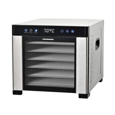 Deshidrator fructe si legume Heinner HFD-KD600SS ProDry Essential 6 tavi inox UV