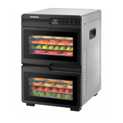 Deshidrator alimente Heinner HFD-KDDB1200BKSS capacitate mare inox