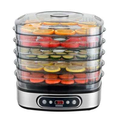 Deshidrator Heinner HFD-K380SSBK compact pentru utilizare acasa