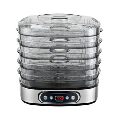 Deshidrator fructe si legume Heinner HFD-K380SSBK FreshDehydrate 5 tavi inox