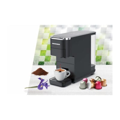 Espressor Heinner HEMC-DD15BK compatibil cafea macinata si ESE Pods