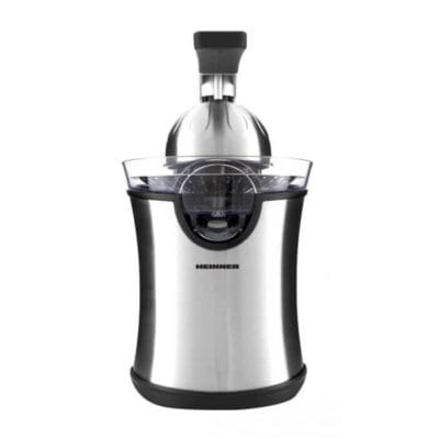 Heinner Aren HCP-160SS, storcător de citrice din inox, cu filtru inox și mâner cu aluminiu turnat.