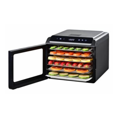 Interior Deshidrator fructe si legume Heinner HFD-KD600BK NatureDry 6 tavi inox