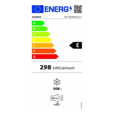 Lada frigorifica convertibila Heinner cu control mecanic etichetă energetică