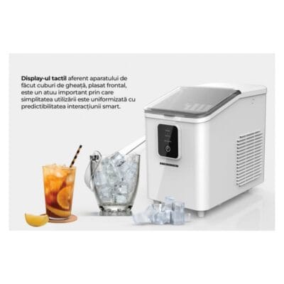 Masina gheata Heinner HIM-DW120WH productie 8.8Kg 24h