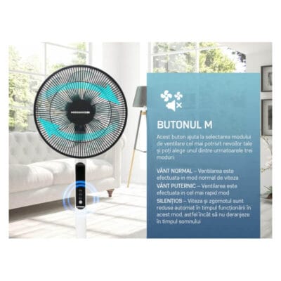 Ventilator Heinner economic si silentios pentru dormitor