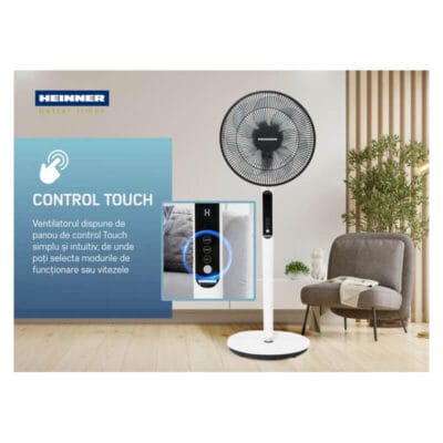 Ventilator Heinner 19W pentru consum redus si confort silențios