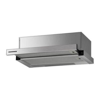 Hotă telescopică Heinner HTCH-F400IX 60 cm inox, absorbție 353,4 mc/h, filtre aluminiu și iluminare led