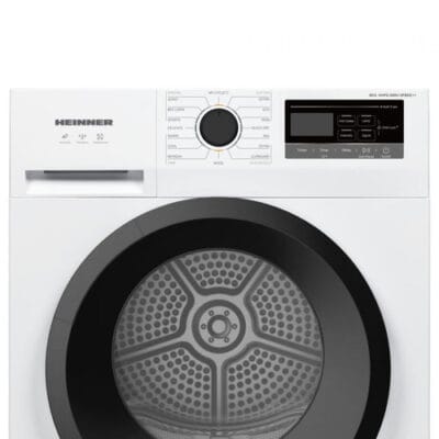Uscător de rufe cu pompă de căldură Heinner HHPD-M8N13PBKE++, 8 kg, 16 programe, display LED, Alb - imagine 2