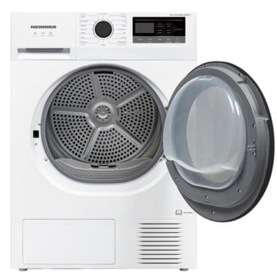 Uscător de rufe cu pompă de căldură Heinner HHPD-M8N13PBKE++, 8 kg, 16 programe, display LED, Alb - imagine 3